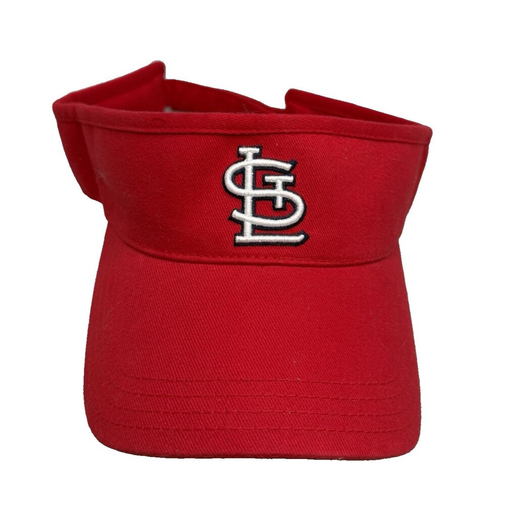St Louis Cardinals Visor Annco Hat Red Hook & Loop Adjustable NEW